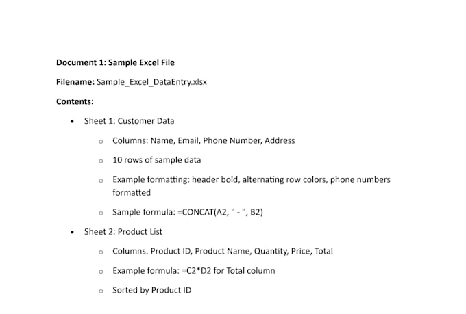 do accurate data entry and spreadsheet work